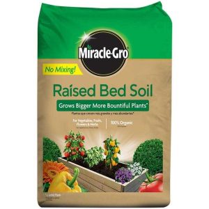 Miracle Gro Raised Bed frame Dirt 1.5 cubic ft.