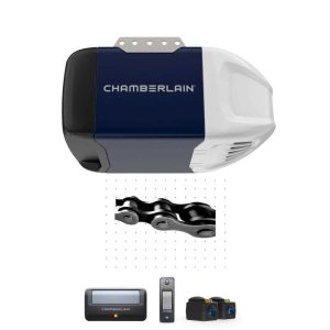 Chamberlain 1/2 HP Commercial Chain Drive Garage space Entry door Opener D2101