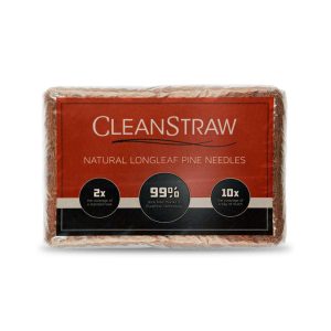 CleanStraw Mulch Natural Pine Needles 2.3 cu ft.