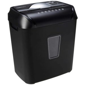 Amazon Basics Basics 12-Sheet Cross-Cut Paper and Credit Card Home Office Shredder