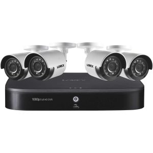 Lorex 1080p 8-Channel 1TB Wired DVR Unit with 4 Cameras