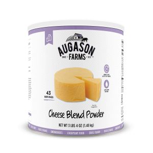 Augason Farms Cheese Blend Powder Certified Gluten Free Long Term Food Organizer Everyday Meal Prep Big Can