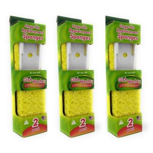 Arrow Home Products Arrow Plate Wand Scrub pad Refills 6 Package Substitute Scrub pad Heads for Plate Wand