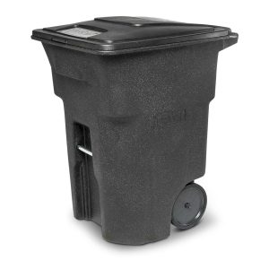 Toter 96 Gal Trash Can with Smooth Wheels and Cover