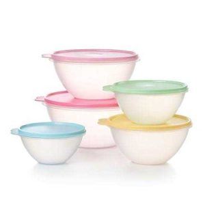 Tupperware Heritage Wonderlier Food Organizer Dish Kit Vintage Colors
