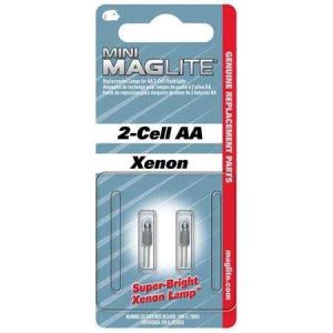 Maglite Substitute Lamps for 2-Cell AA Mini Flashlight LM2A001