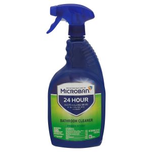 Microban 24 Hour Fresh Scent Bathroom Cleaning solution Sprayer