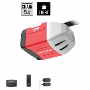 Craftsman Chamberlain 1/2 HP Chain Drive Garage space Entry door Opener
