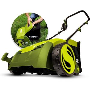 Sun Joe AJ801E Powered Grass Dethatcher w/ Collection Sack