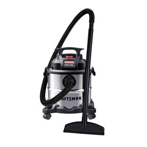 CRAFTSMAN 5-Gallons 4-HP Corded Wet/Dry Shop Vacuum cleaner with Attachments Included