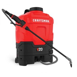 CRAFTSMAN 4-Gallons Polymer 20-volt Power cell Operated Backpack Spray bottle