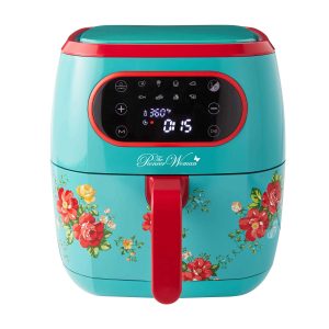 The Pioneer Woman Vintage Floral 6.3 Qt Air Fryer with LED Screen