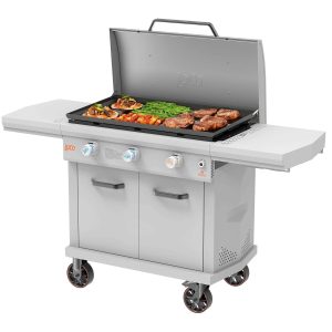LoCo 3 Burner Liquid Propane Outside Griddle with Hood