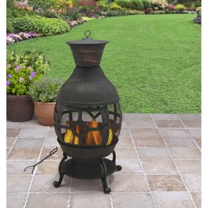 Better Homes and Gardens Wood-burning Cast Iron Outdoor fireplace