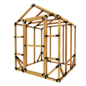 10 ft W x 20 ft D Custom DIY Greenhouse Set by E-Z Frames